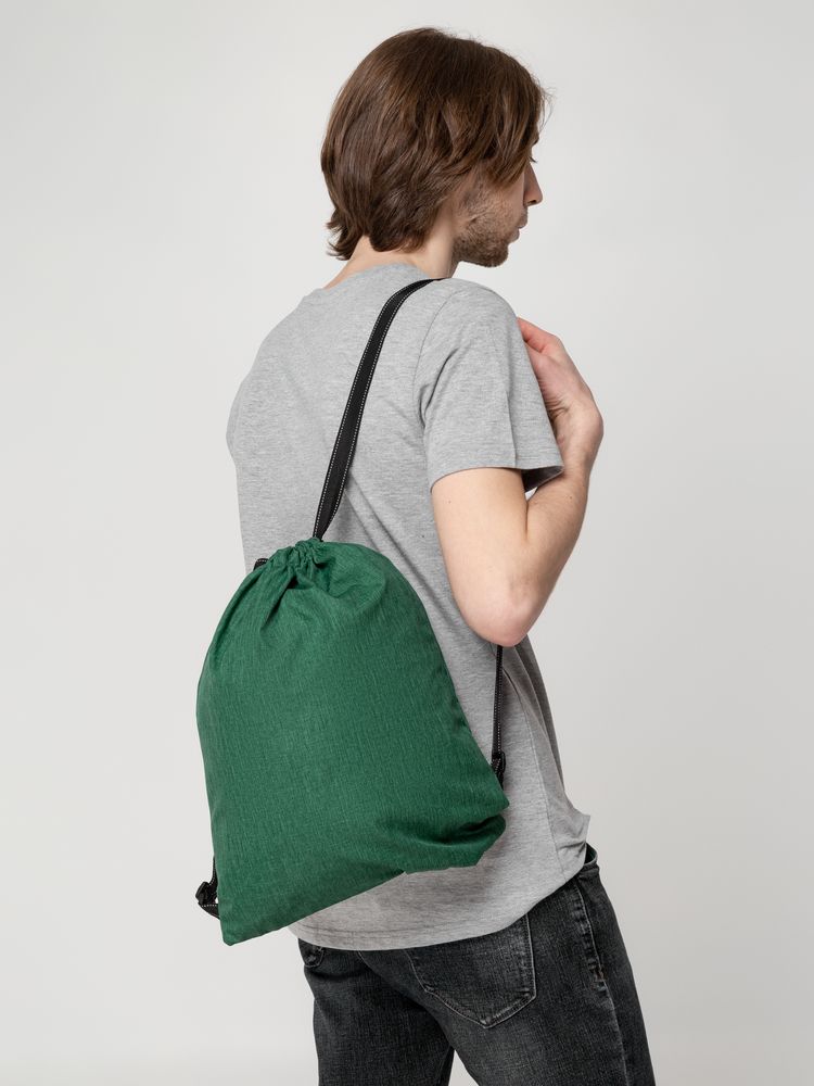 Рюкзак-мешок Melango, зеленый (Миниатюра WWW (1000))