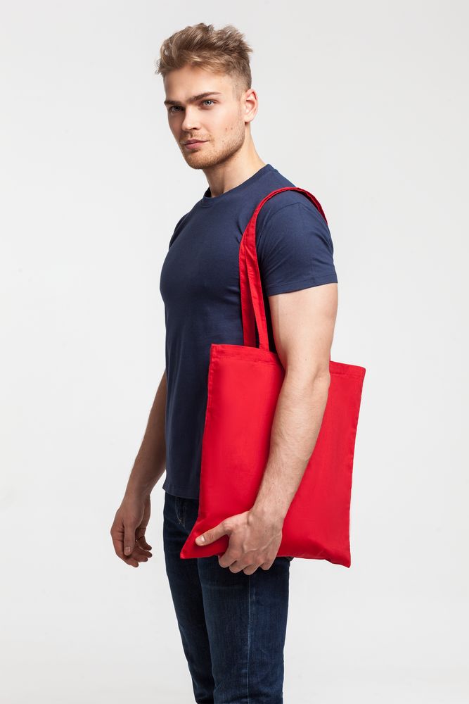 Холщовая сумка Basic 105, красная (Миниатюра WWW (1000))
