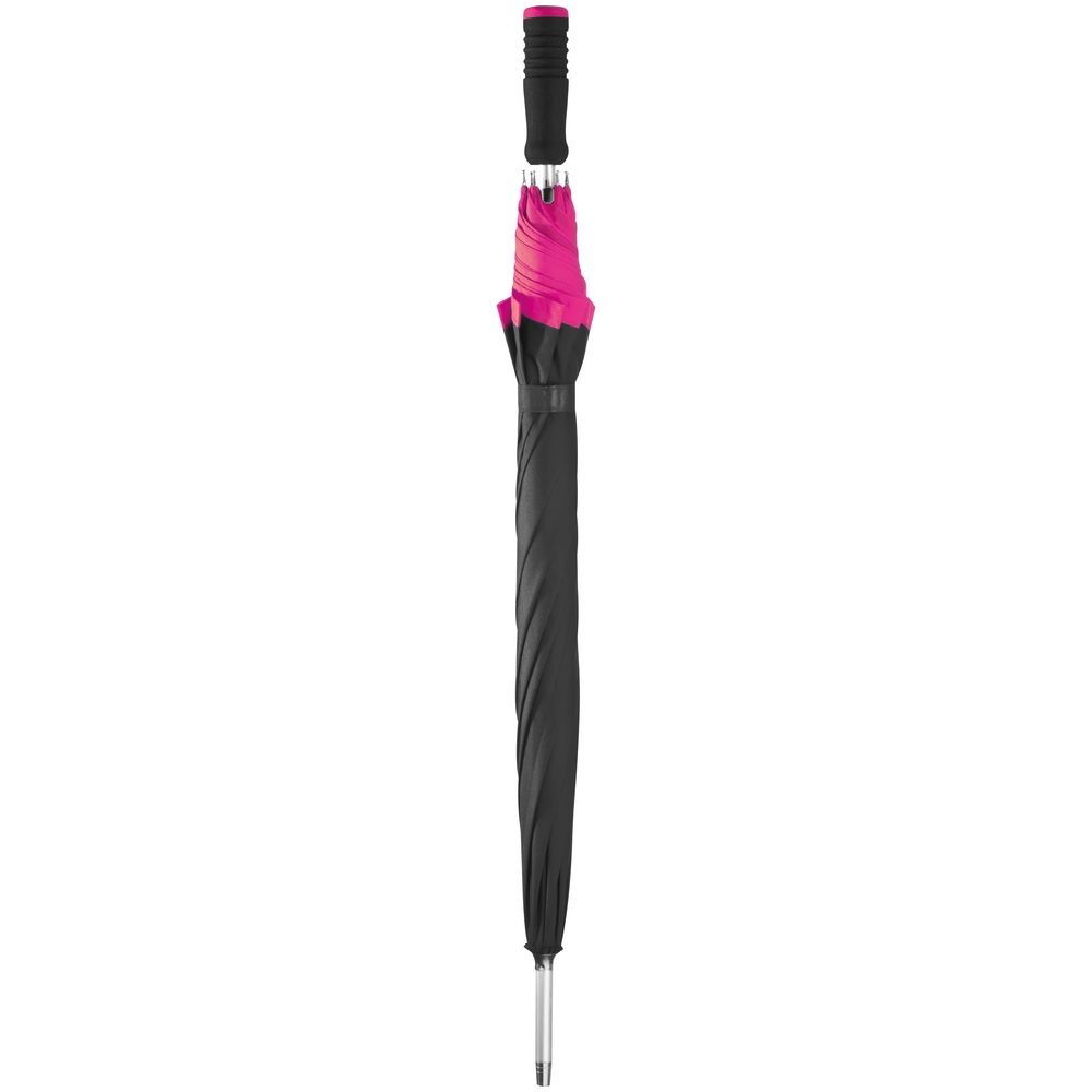 Зонт-трость Highlight, черный с розовым (Миниатюра WWW (1000))