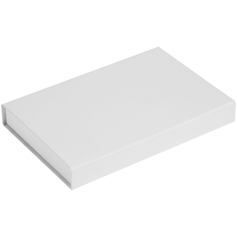 Коробка Silk с ложементом под ежедневник 15х21 см и ручку, белая (Миниатюра WWW (1000))