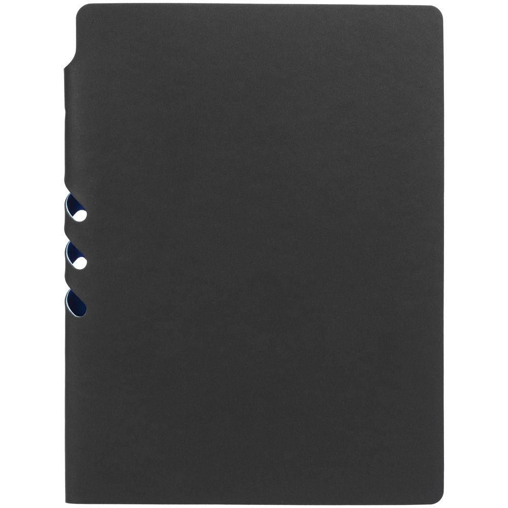 Ежедневник Flexpen Black, недатированный, черный с синим (Миниатюра WWW (1000))
