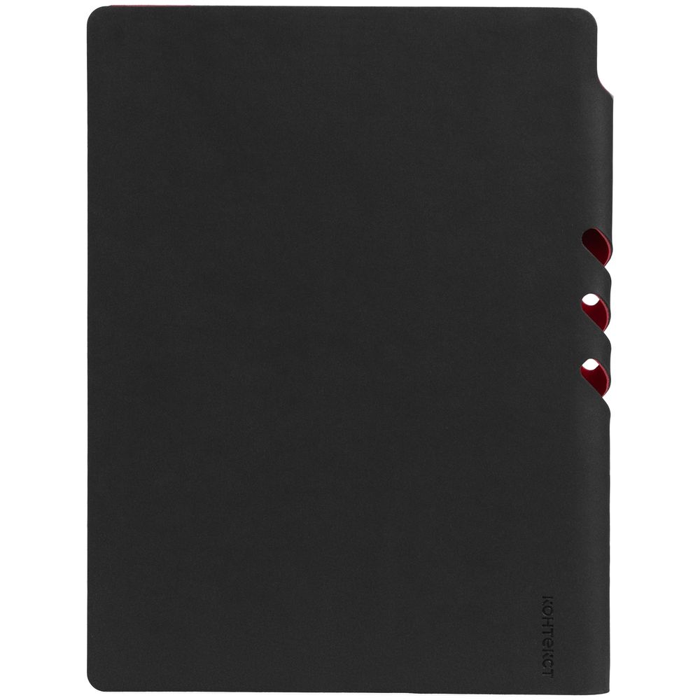 Ежедневник Flexpen Black, недатированный, черный с красным (Миниатюра WWW (1000))