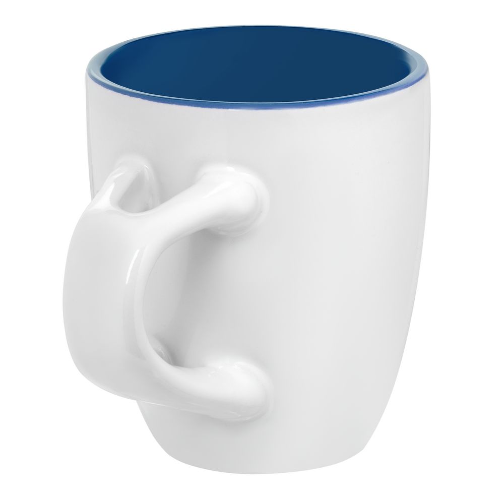 Кофейная кружка Pairy с ложкой, синяя с красной (Миниатюра WWW (1000))