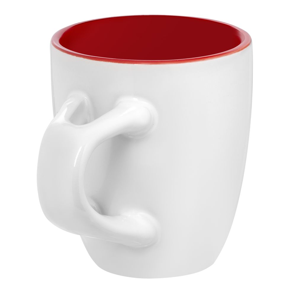 Кофейная кружка Pairy с ложкой, красная (Миниатюра WWW (1000))