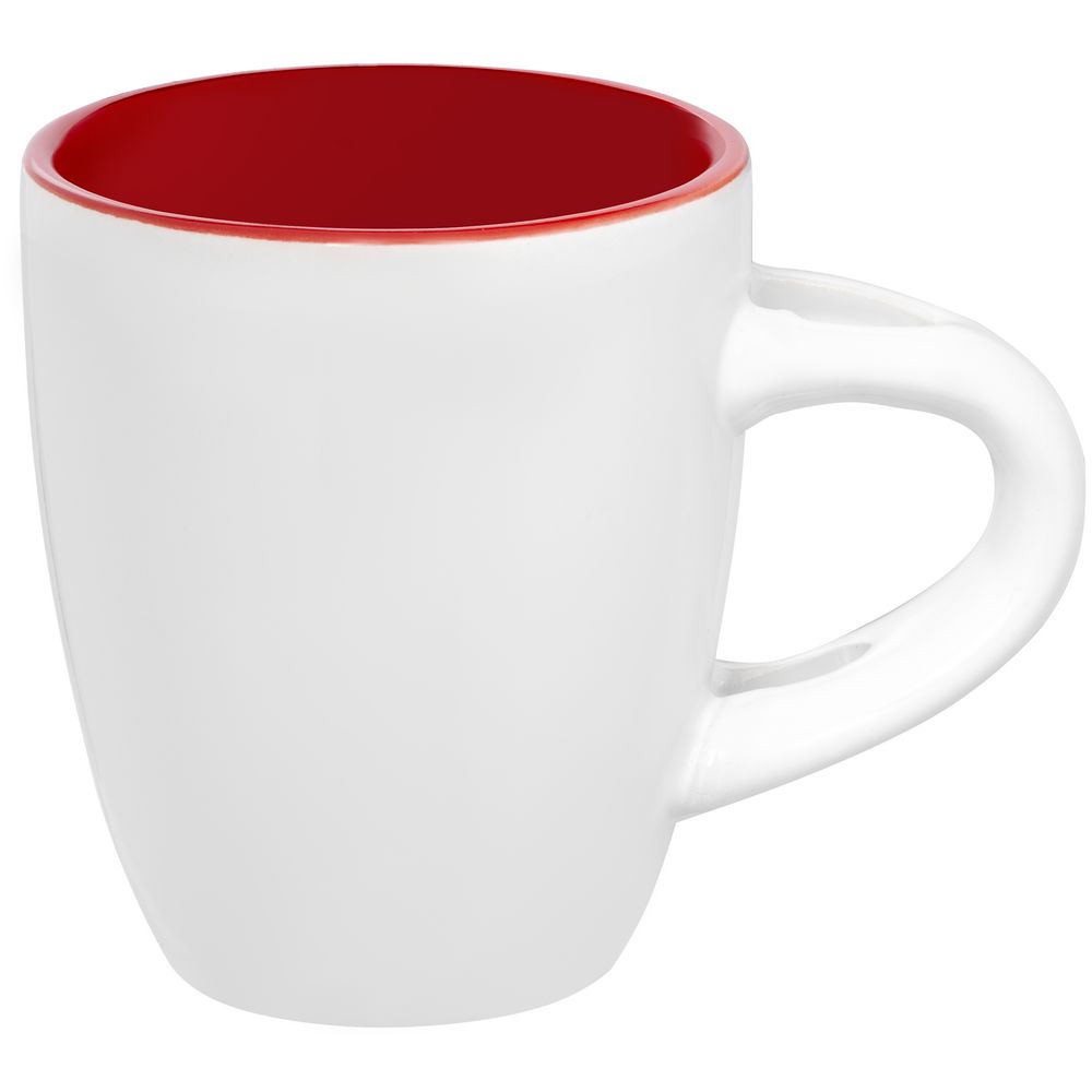 Кофейная кружка Pairy с ложкой, красная с синей (Миниатюра WWW (1000))