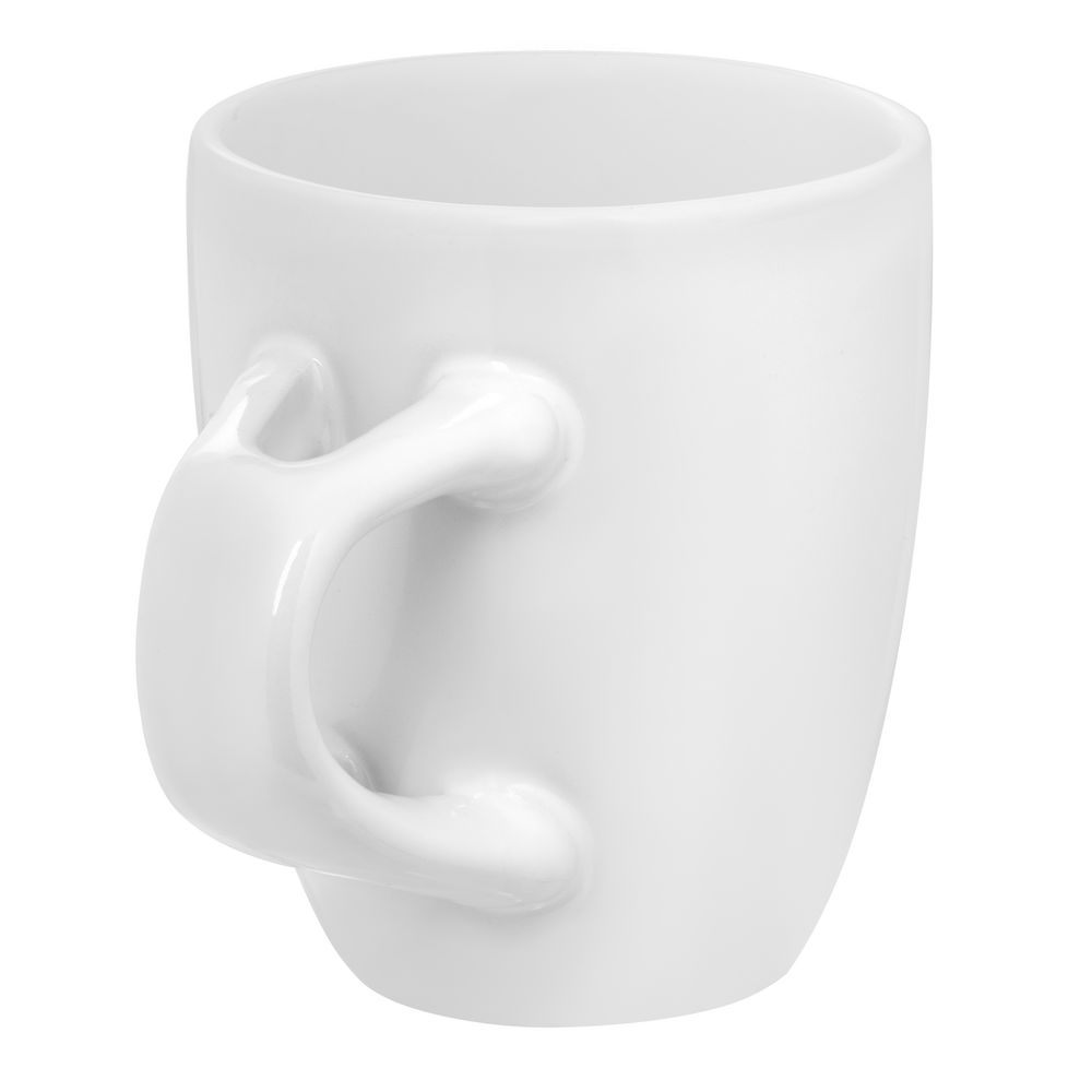 Кофейная кружка Pairy с ложкой, белая (Миниатюра WWW (1000))
