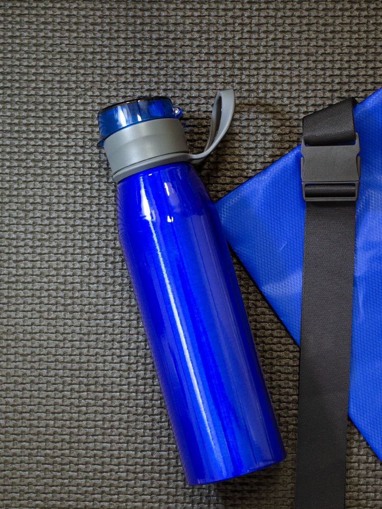 Спортивная бутылка для воды Korver, синяя (Миниатюра WWW (1000))