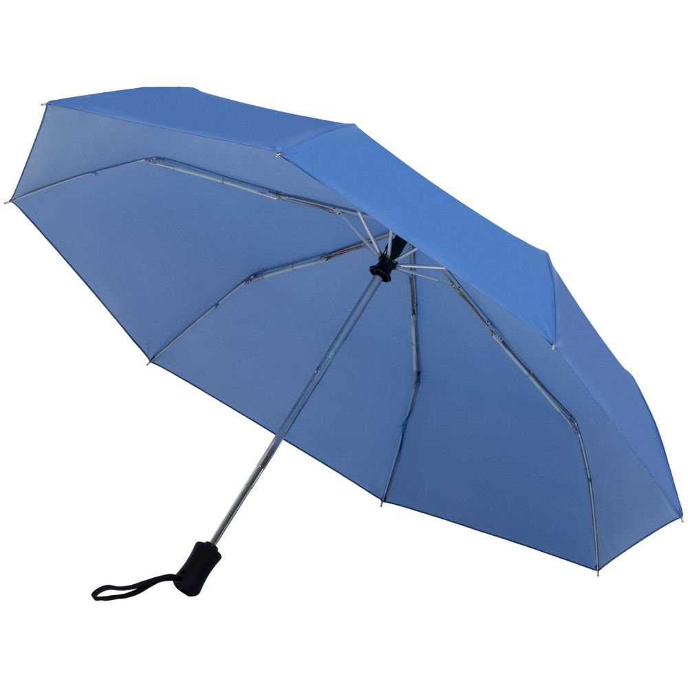 Зонт складной Manifest Color со светоотражающим куполом, синий (Миниатюра WWW (1000))