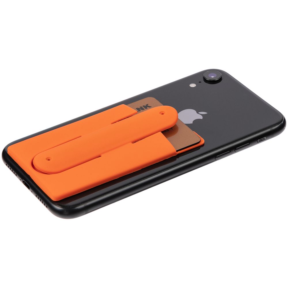 Чехол для карты на телефон Carver, оранжевый (Миниатюра WWW (1000))