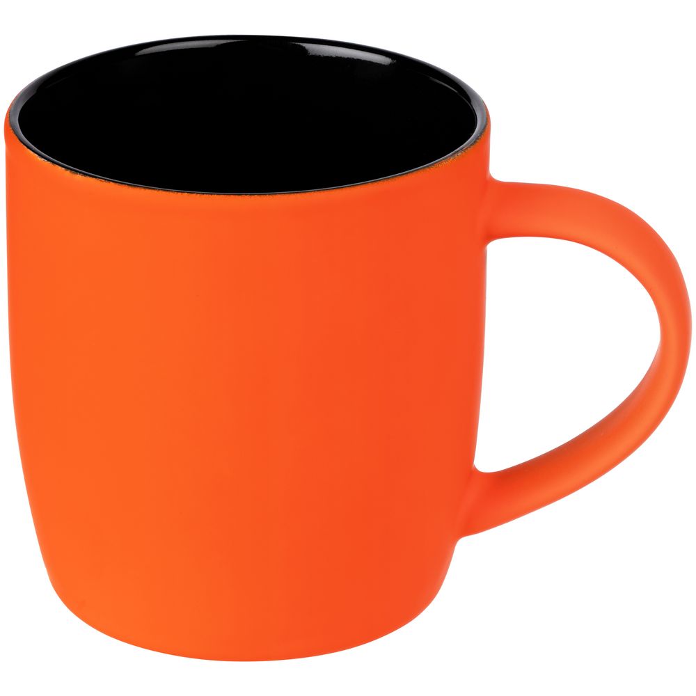 Набор Color Block: кружка и ручка, оранжевый с черным (Миниатюра WWW (1000))