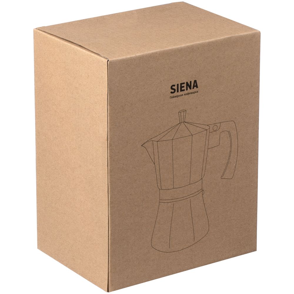 Гейзерная кофеварка Siena, черная (Миниатюра WWW (1000))