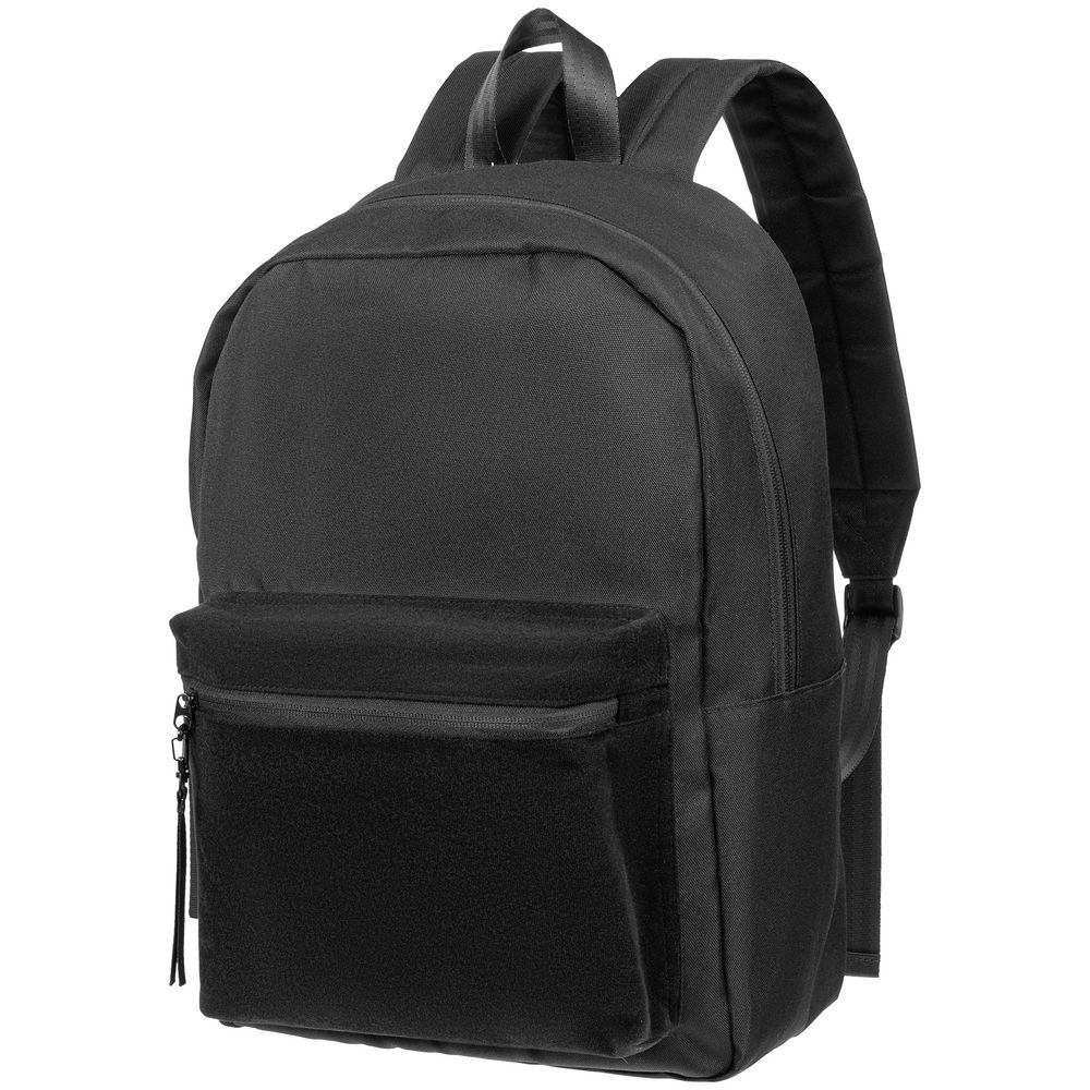 Рюкзак Patch Catcher с карманом из липучки, черный (Миниатюра WWW (1000))