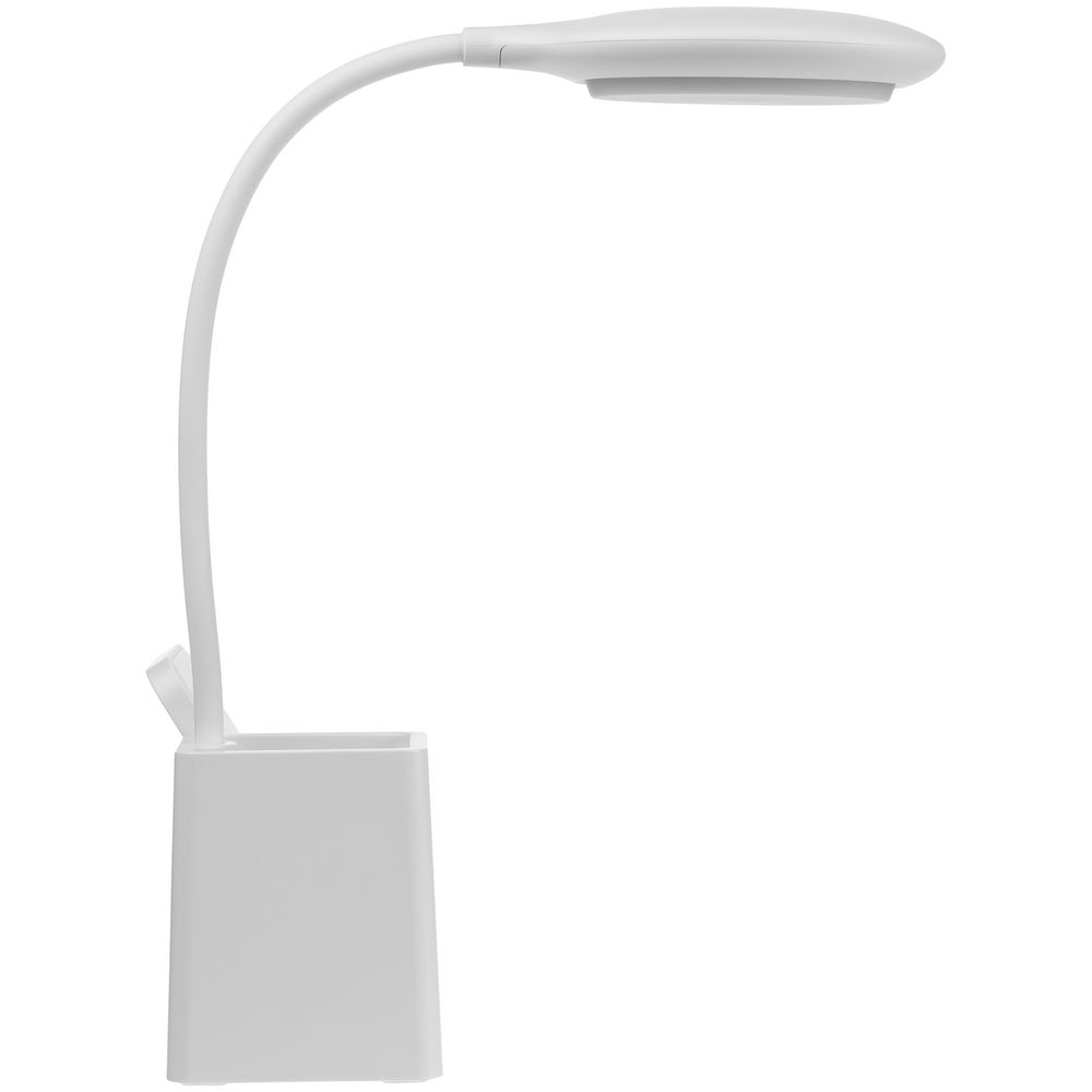 Лампа с органайзером и беспроводной зарядкой writeLight, белая (Миниатюра WWW (1000))