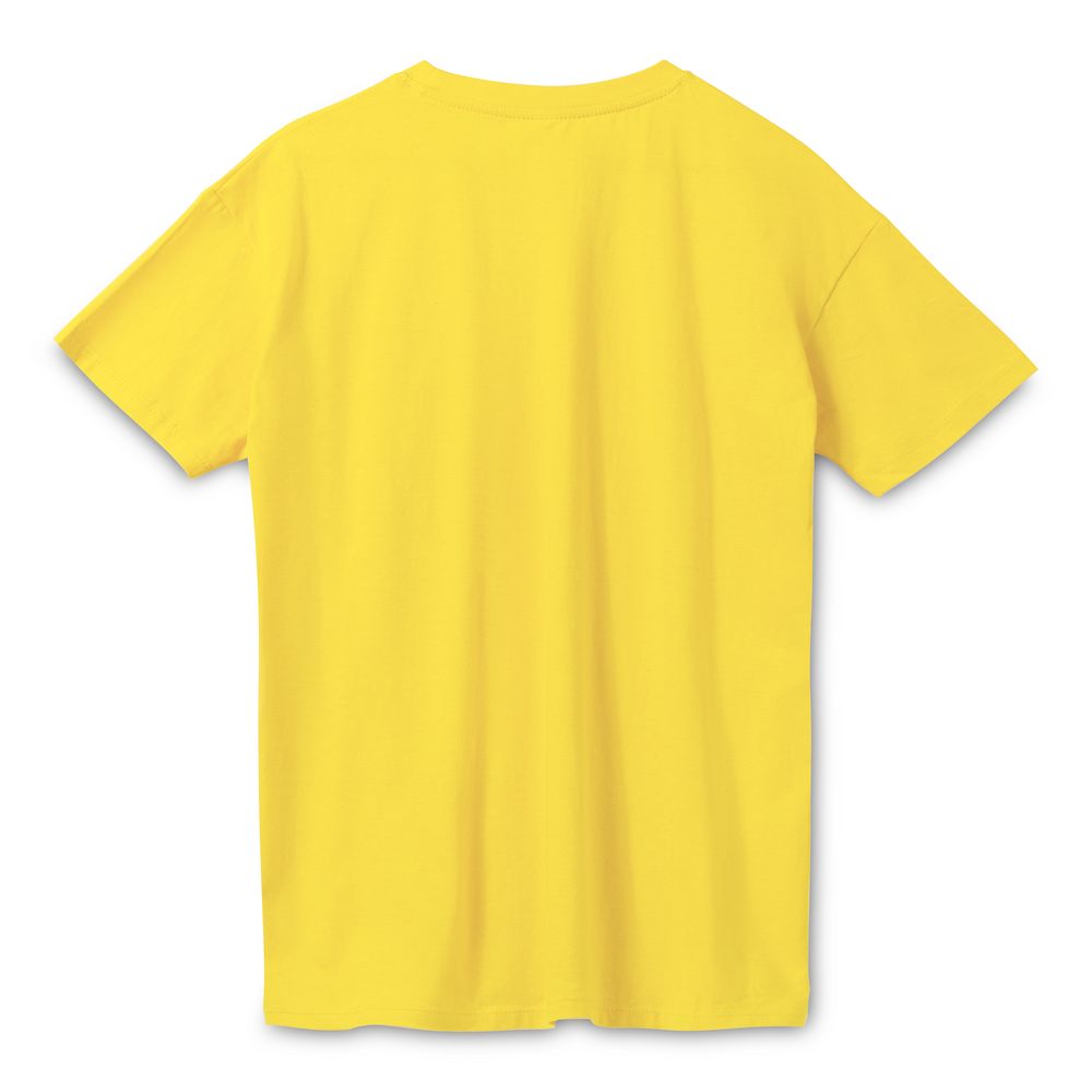 Футболка унисекс Regent 150, желтая (лимонная) (Миниатюра WWW (1000))