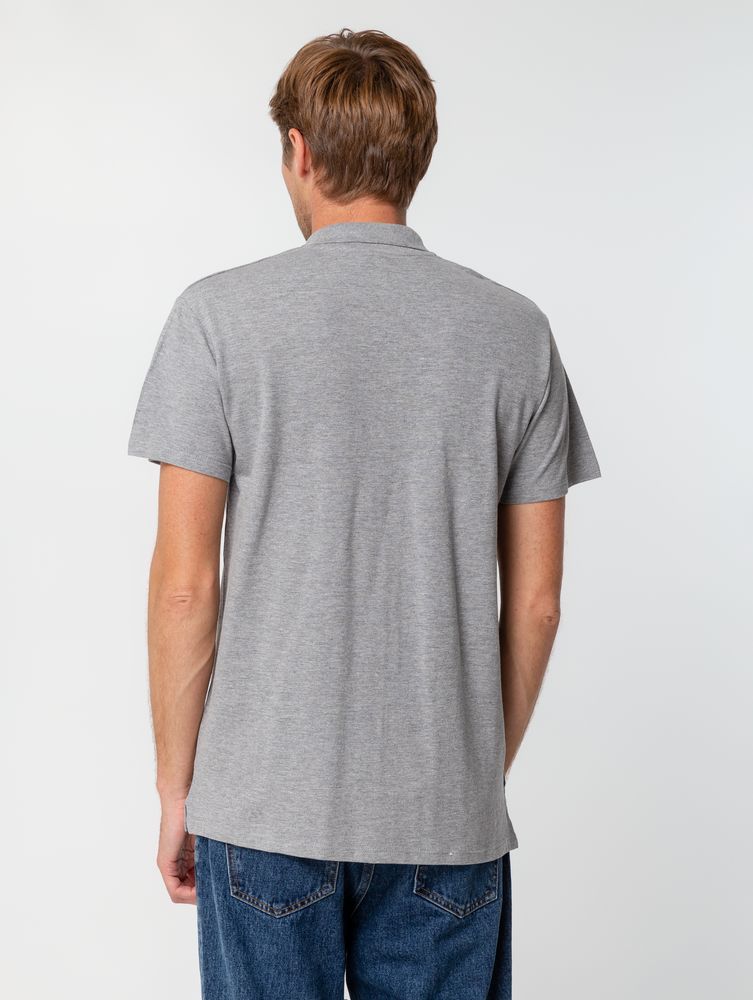 Рубашка поло мужская Summer 170, серый меланж (Миниатюра WWW (1000))