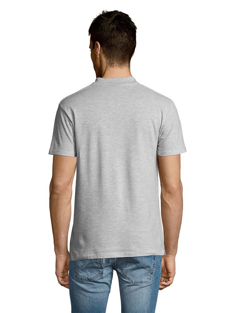 Рубашка поло мужская Summer 170, светло-серый меланж (Миниатюра WWW (1000))