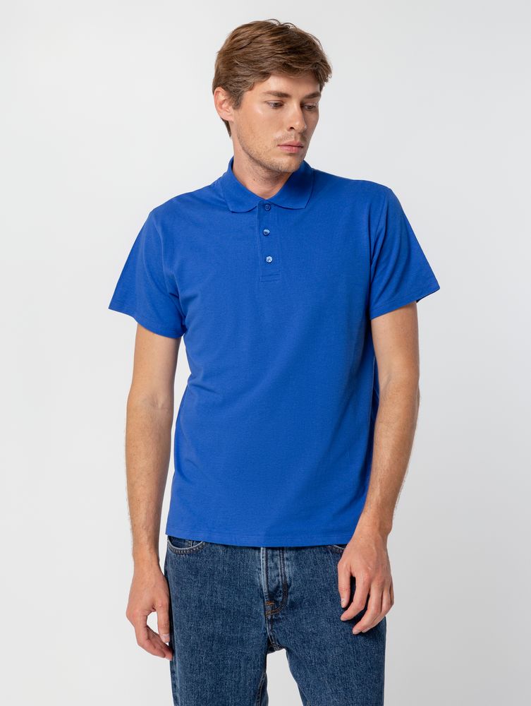 Рубашка поло мужская Summer 170, ярко-синяя (royal) (Миниатюра WWW (1000))