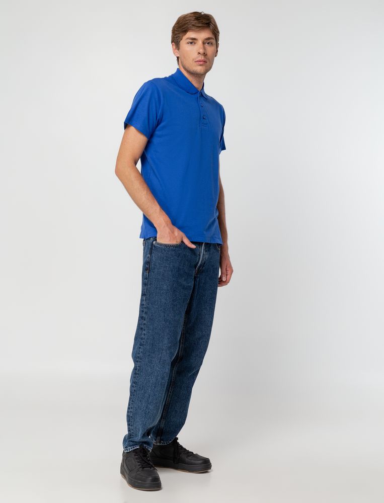 Рубашка поло мужская Summer 170, ярко-синяя (royal) (Миниатюра WWW (1000))