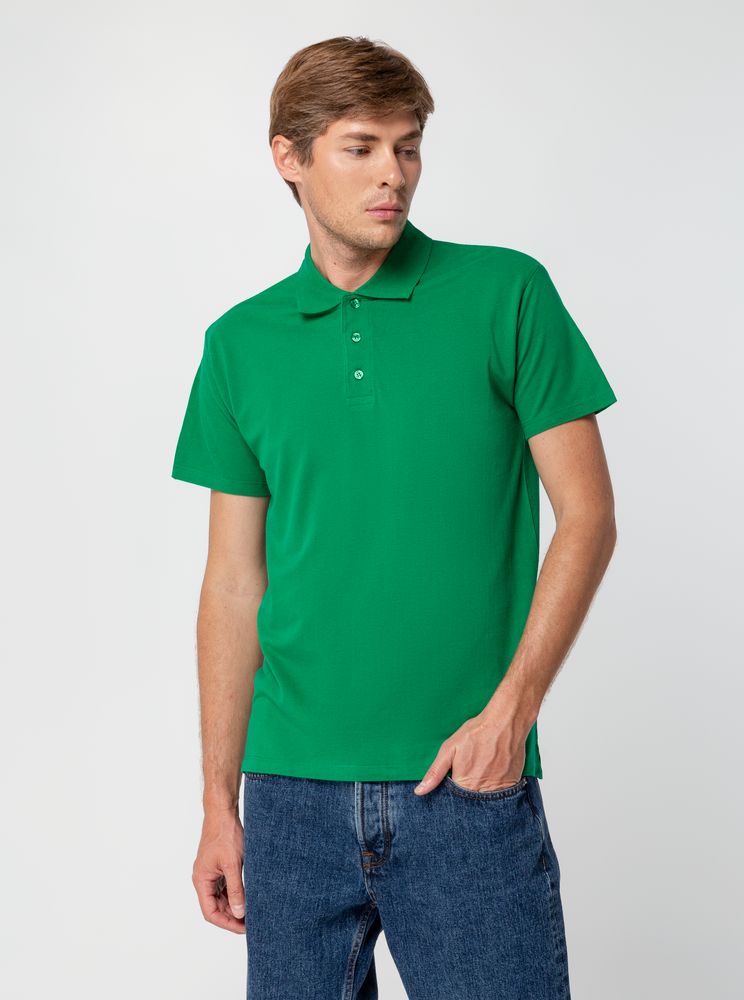 Рубашка поло мужская Summer 170, ярко-зеленая (Миниатюра WWW (1000))