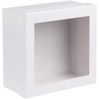 Коробка Teaser с окном, белая