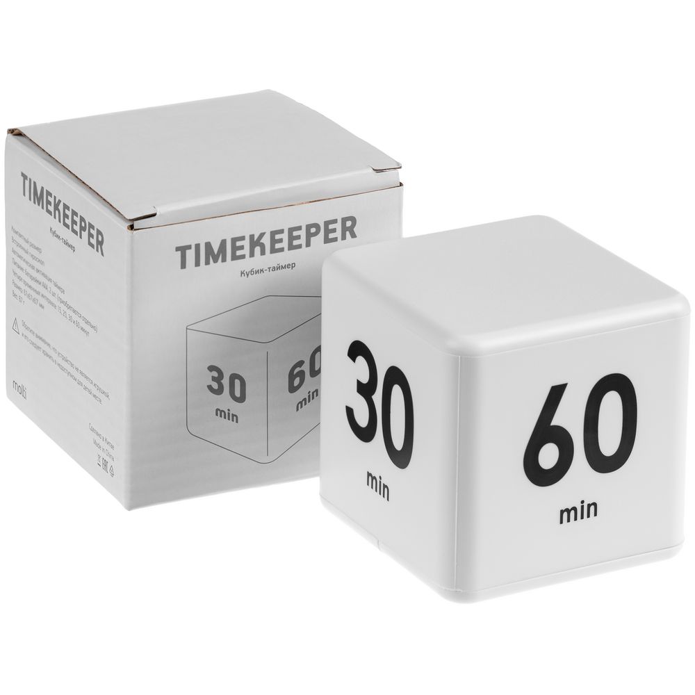 Таймер Timekeeper, белый (Миниатюра WWW (1000))