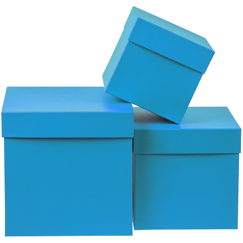 Коробка Cube, S, голубая (Миниатюра WWW (1000))