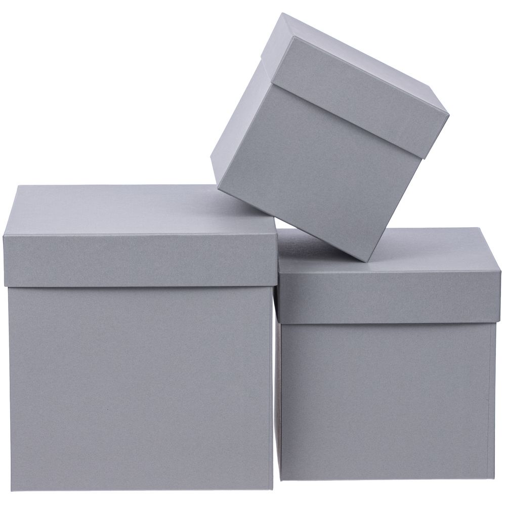 Коробка Cube, L, серая (Миниатюра WWW (1000))