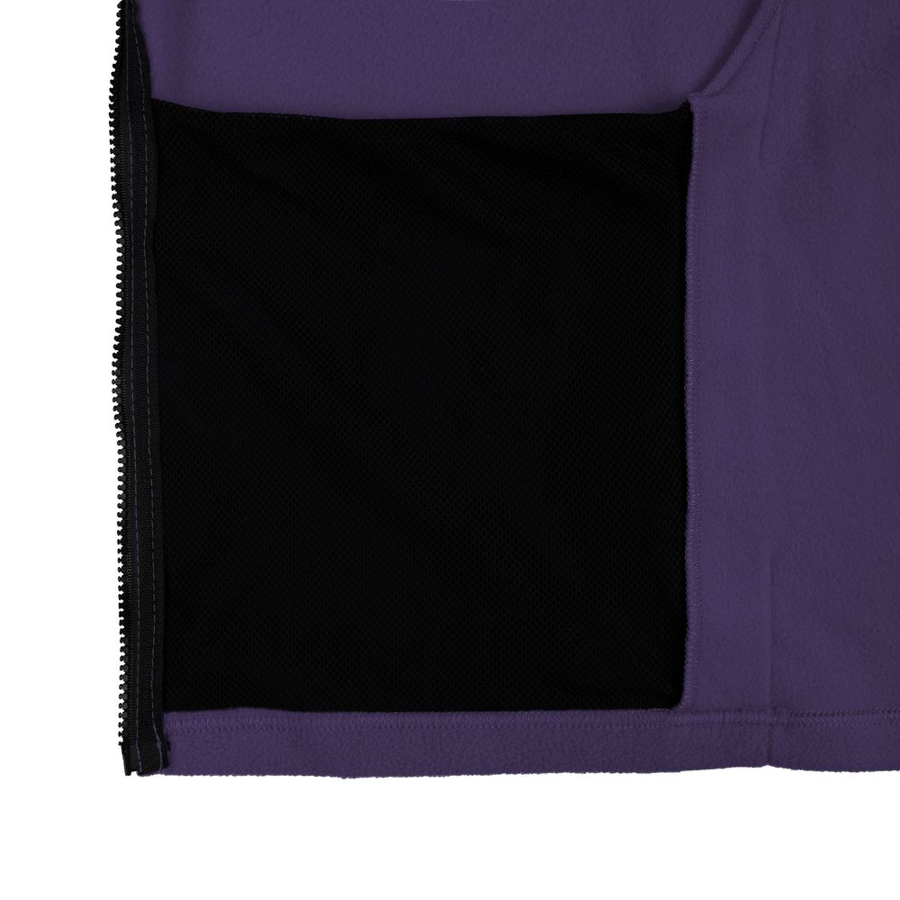 Куртка флисовая унисекс Manakin, фиолетовая (Миниатюра WWW (1000))
