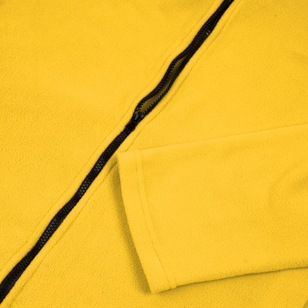 Куртка флисовая унисекс Manakin, желтая (Миниатюра WWW (1000))