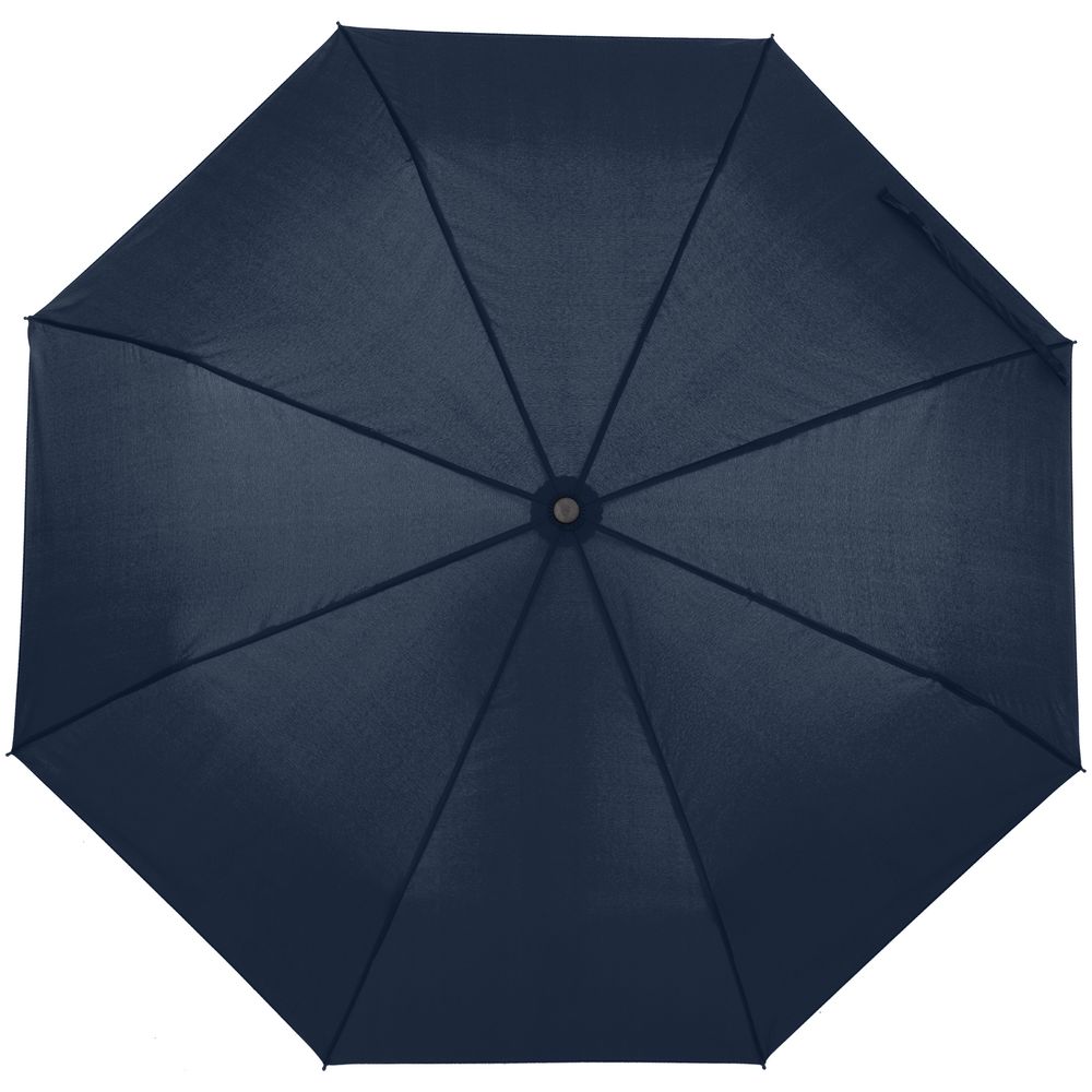 Зонт складной Monsoon, темно-синий, без чехла (Миниатюра WWW (1000))