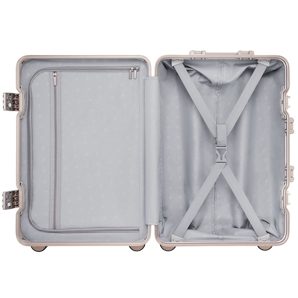 Чемодан Aluminum Frame PC Luggage V1, белый (Миниатюра WWW (1000))