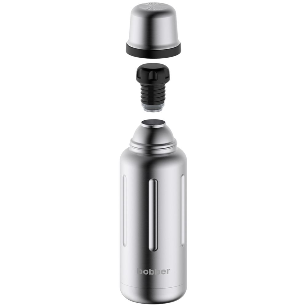 Термос Flask 1000, вакуумный, стальной матовый (Миниатюра WWW (1000))