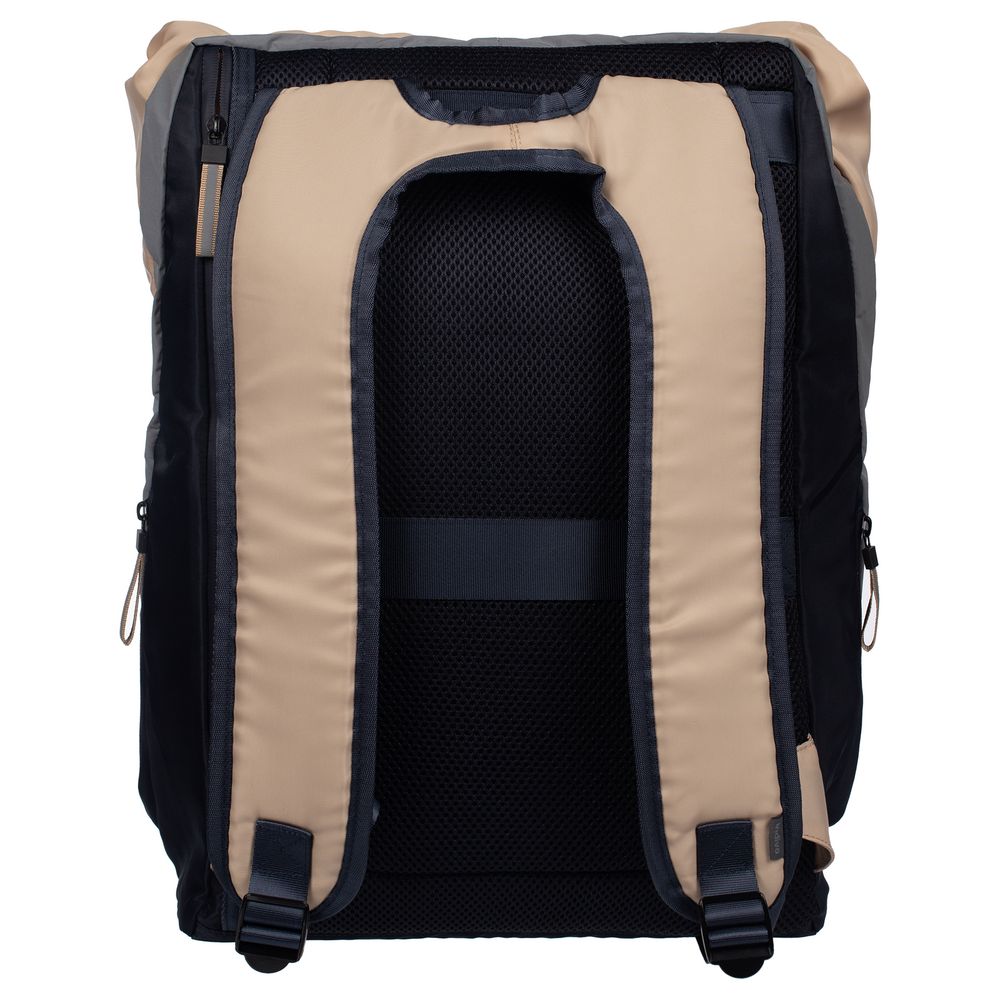Рюкзак coolStuff Plus, бежевый c темно-синим (Миниатюра WWW (1000))