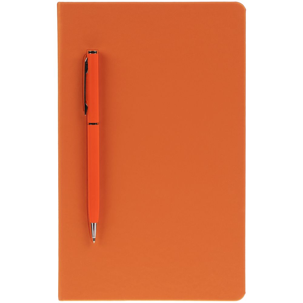 Ежедневник Magnet Shall с ручкой, оранжевый (Миниатюра WWW (1000))