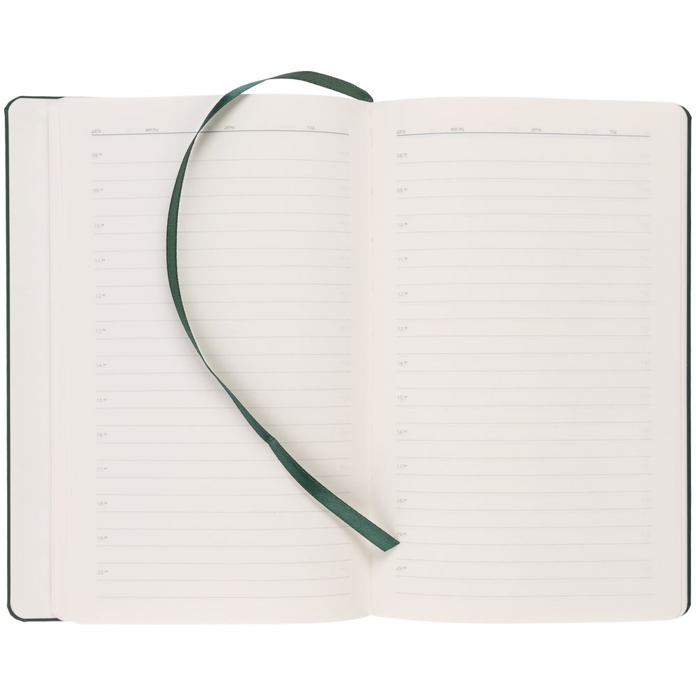 Ежедневник Magnet Shall с ручкой, зеленый (Миниатюра WWW (1000))