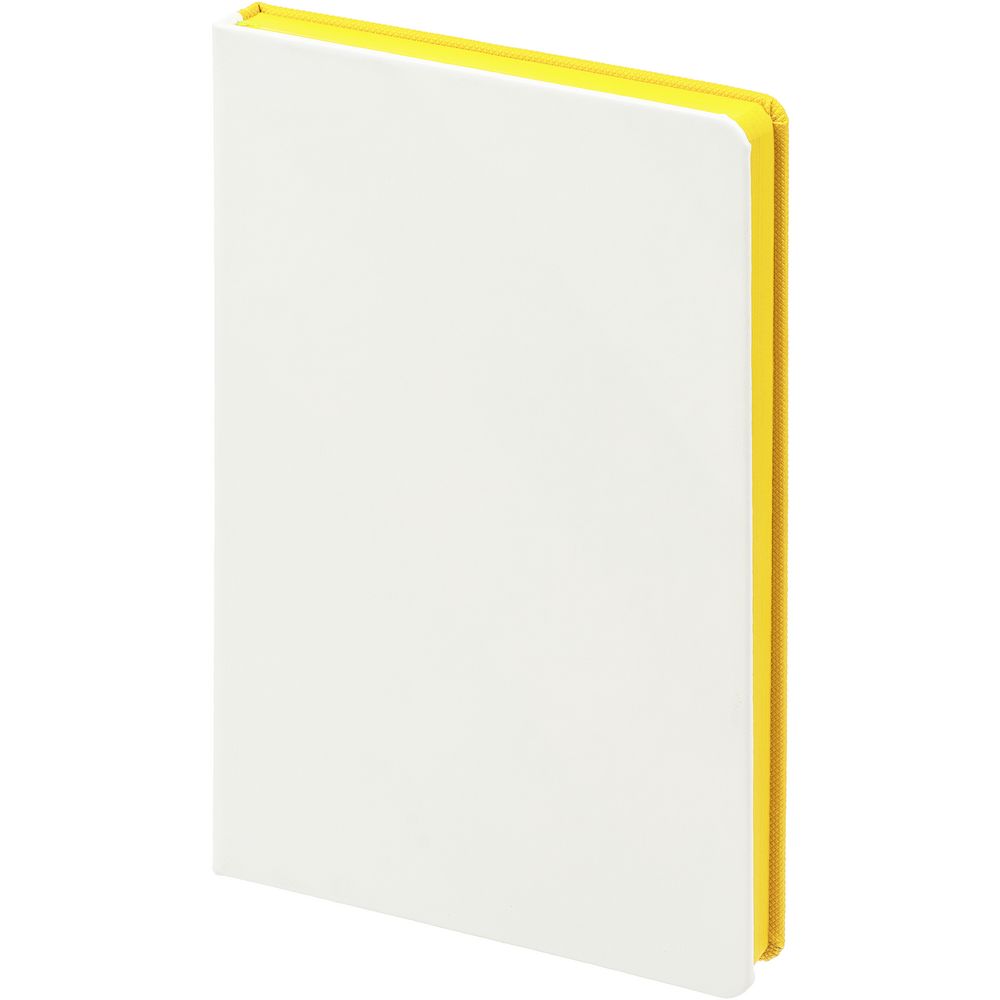 Ежедневник Duplex, недатированный, белый с желтым (Миниатюра WWW (1000))