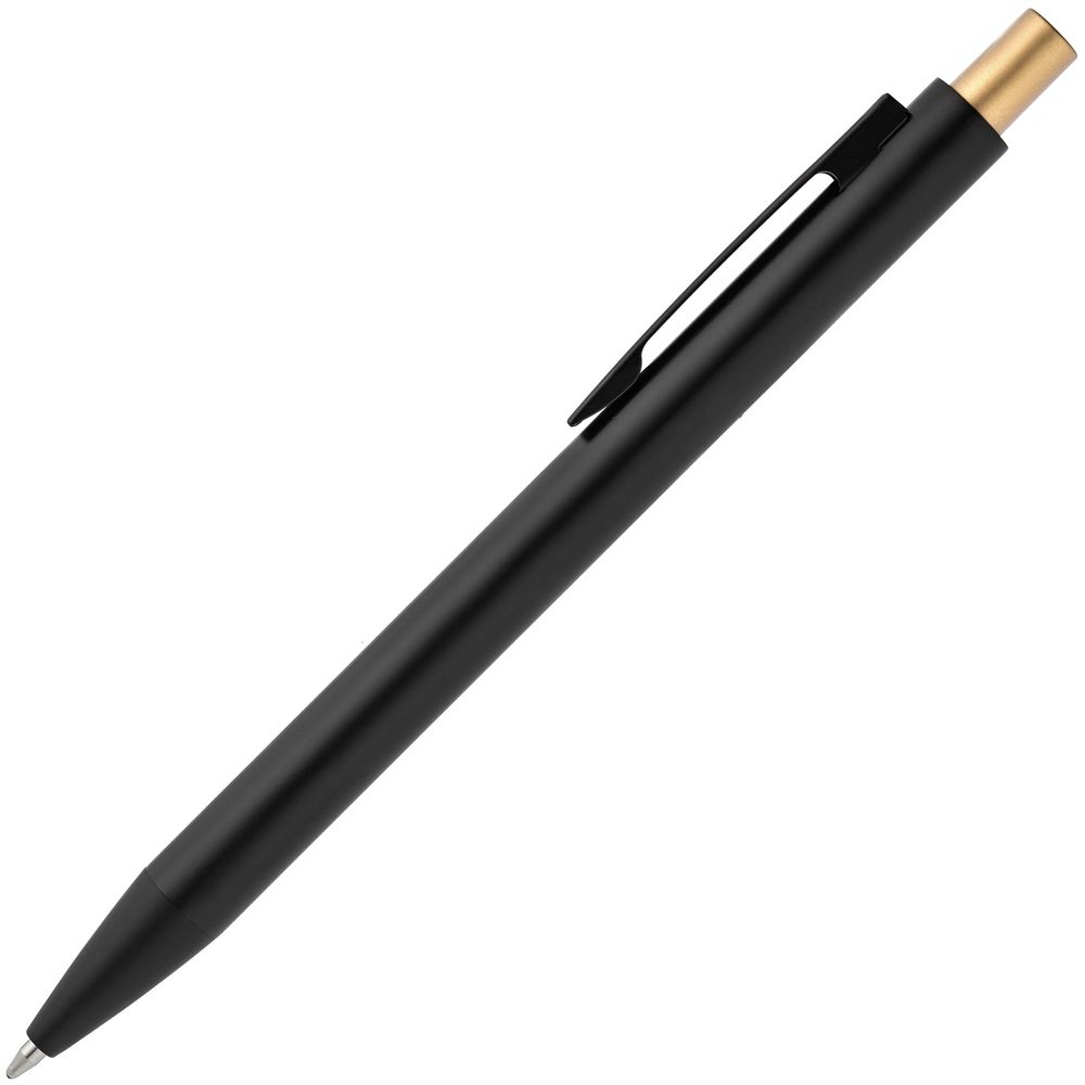 Ручка шариковая Chromatic, черная с золотистым (Миниатюра WWW (1000))