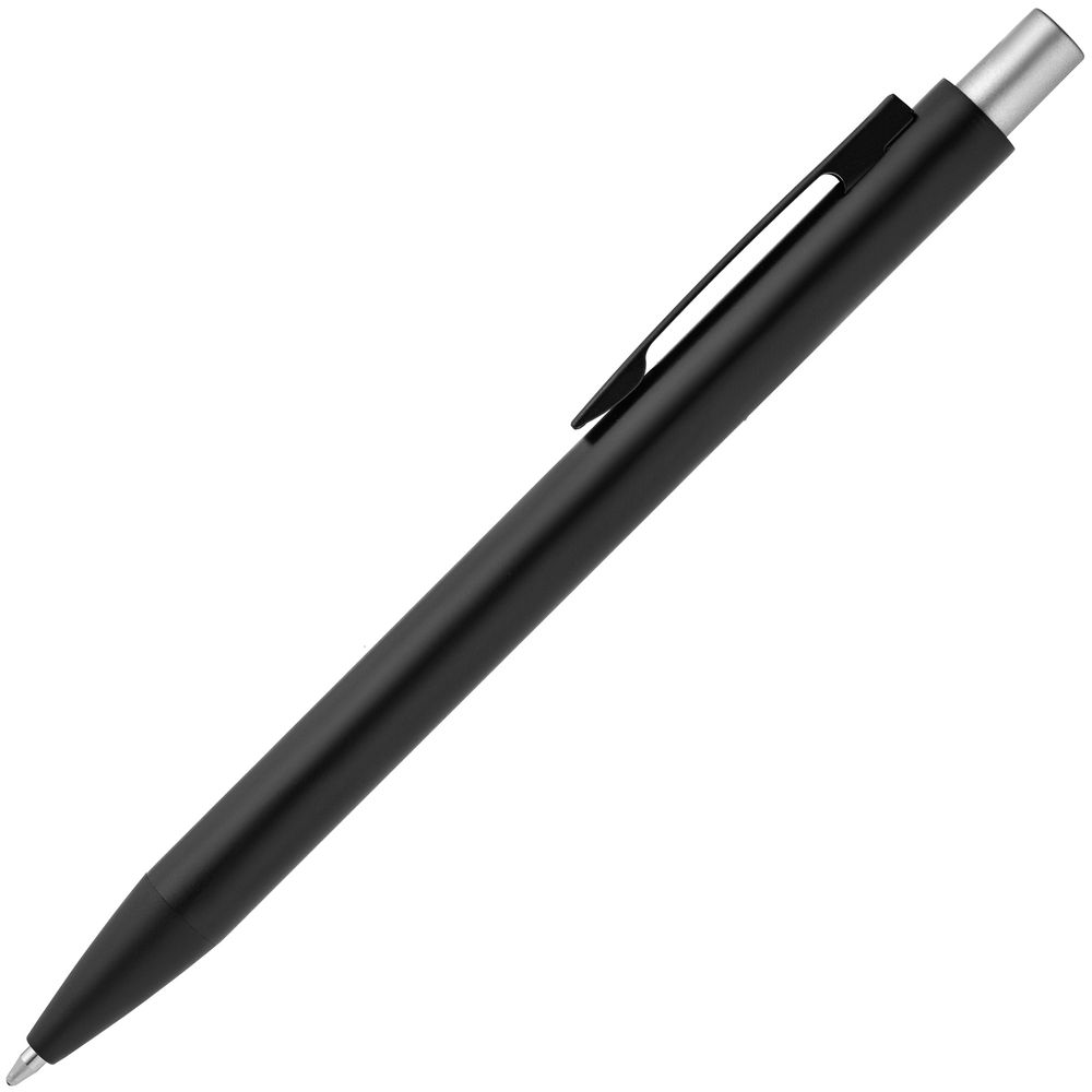 Ручка шариковая Chromatic, черная с серебристым (Миниатюра WWW (1000))
