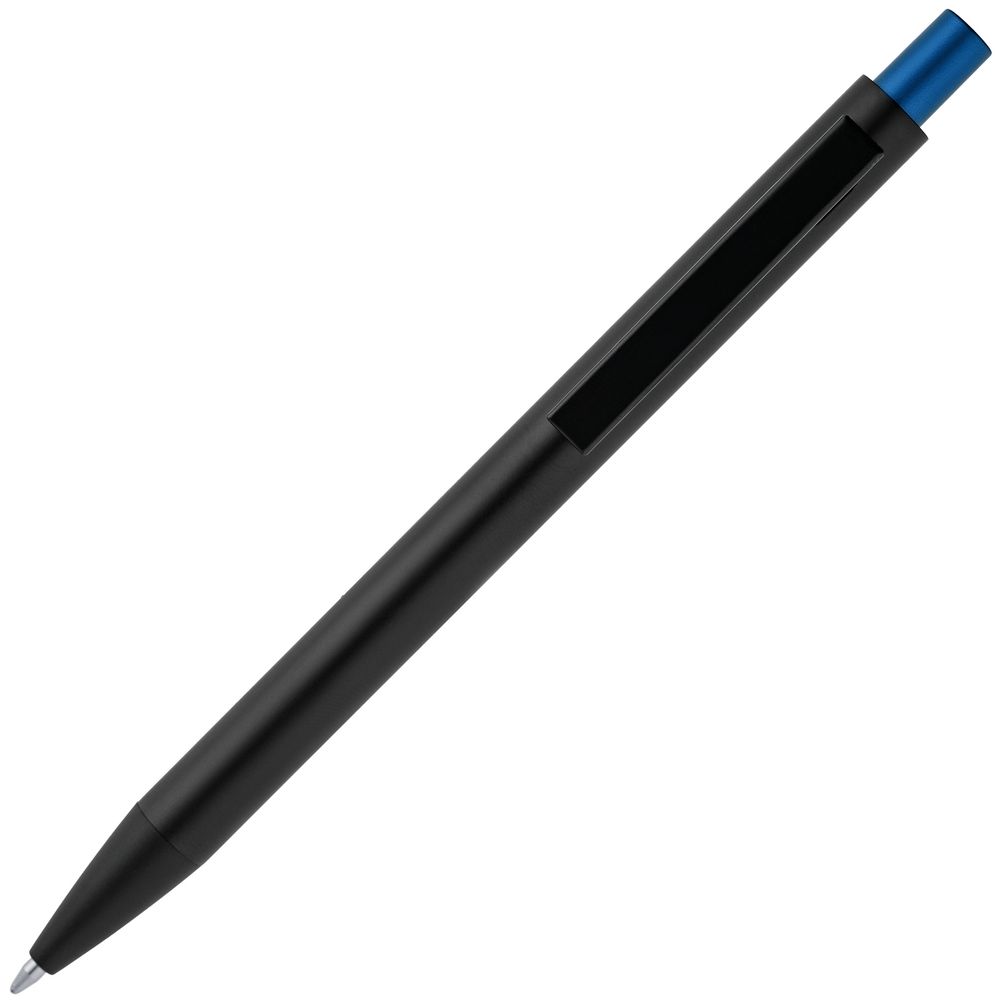Ручка шариковая Chromatic, черная с синим (Миниатюра WWW (1000))