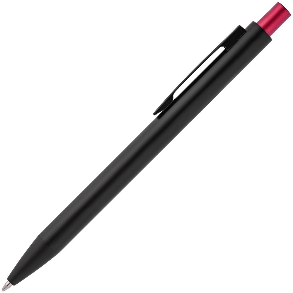 Ручка шариковая Chromatic, черная с красным (Миниатюра WWW (1000))