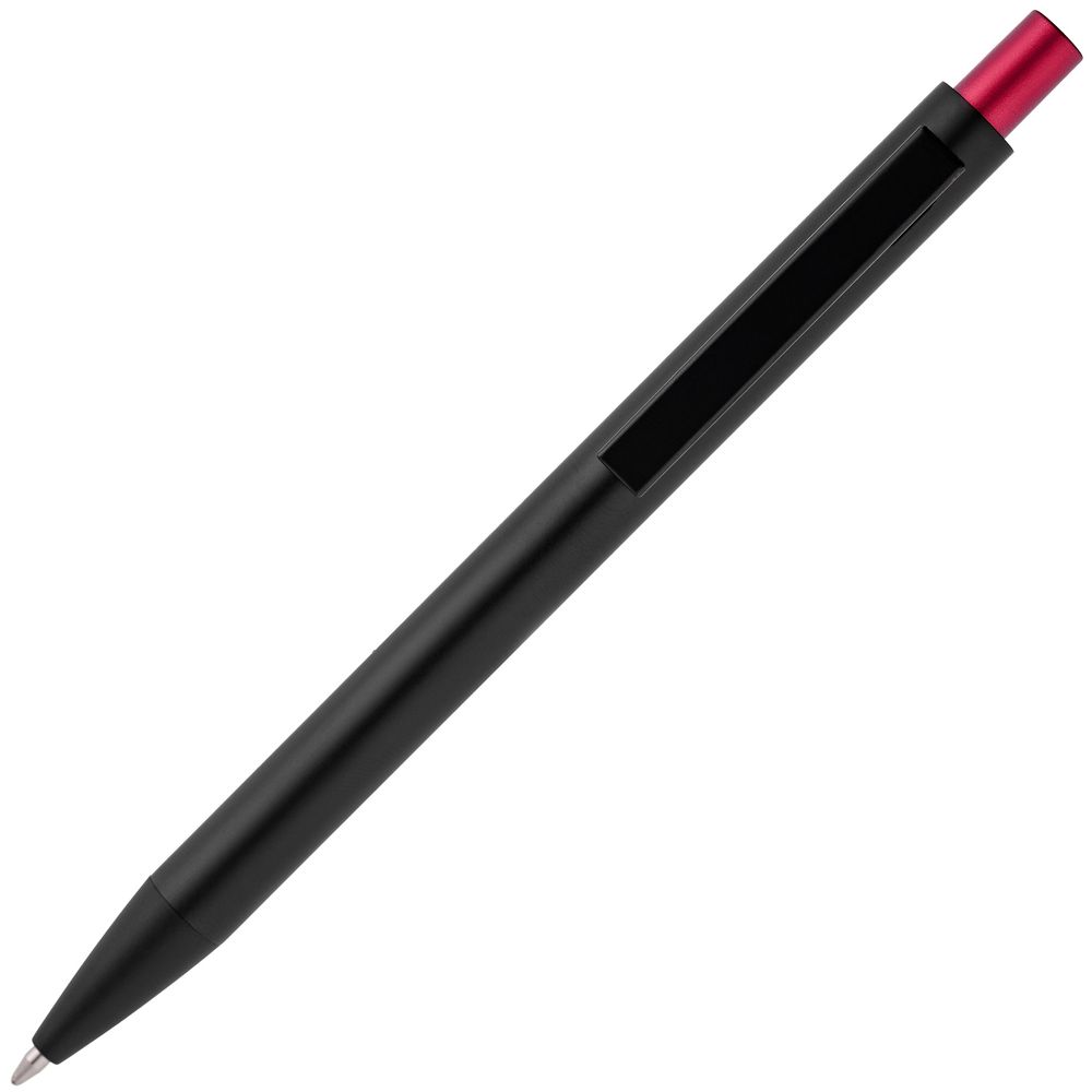Ручка шариковая Chromatic, черная с красным (Миниатюра WWW (1000))