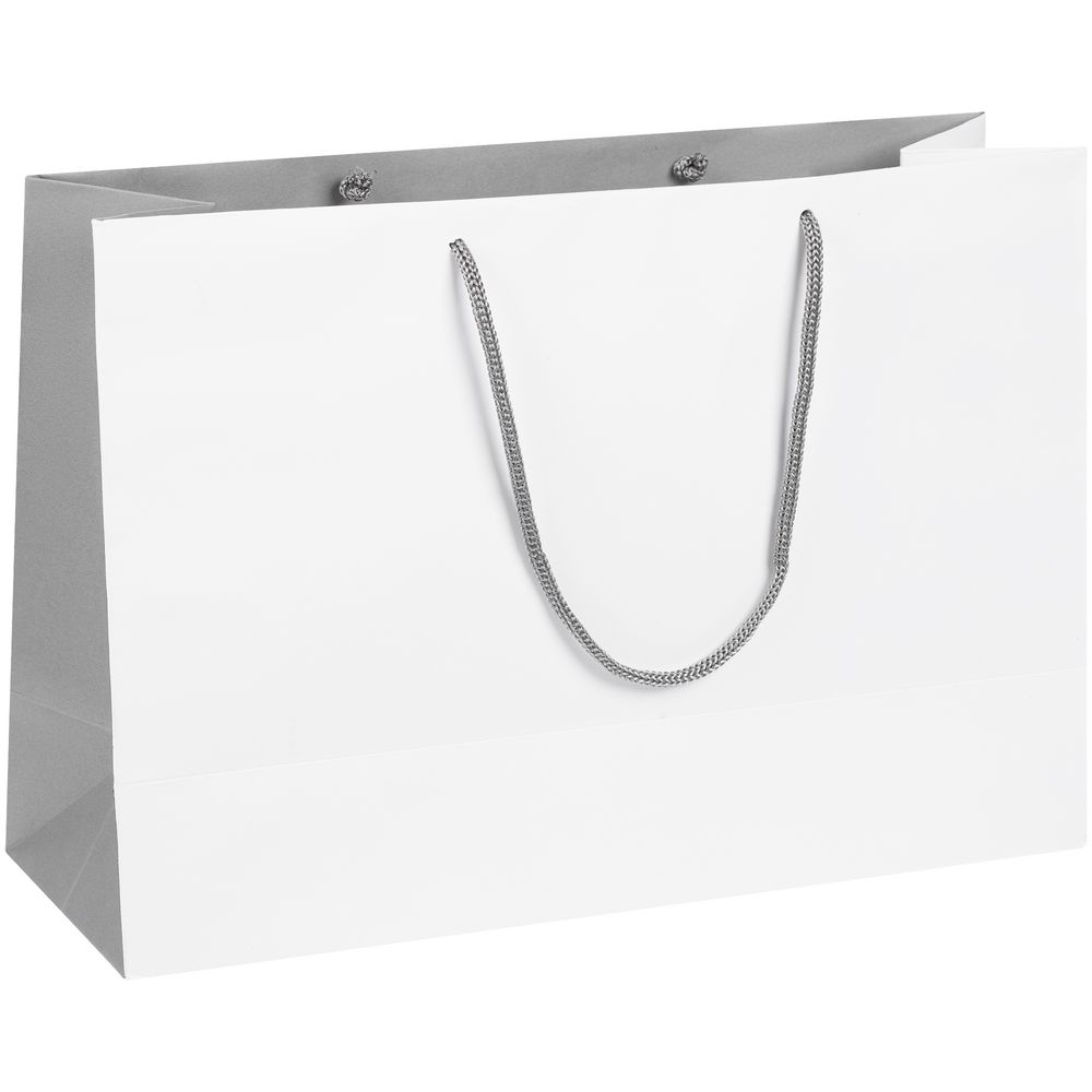 Пакет бумажный Bicolor, белый с серым (Миниатюра WWW (1000))