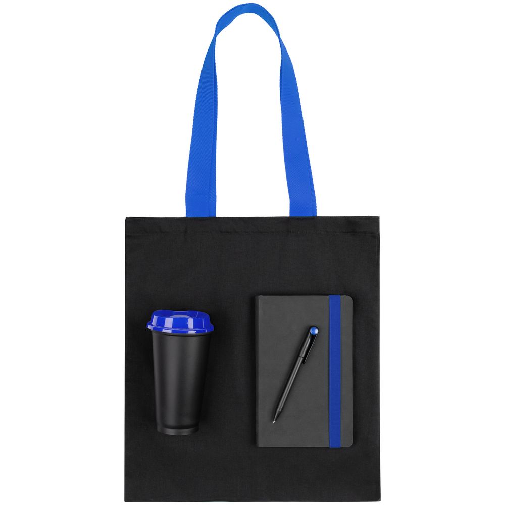 Набор Velours Bag, черный с синим (Миниатюра WWW (1000))