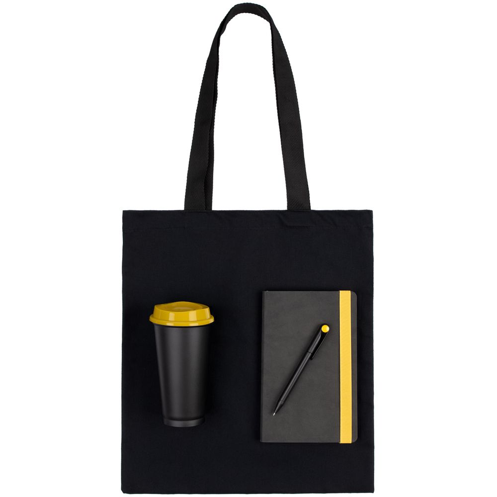 Набор Velours Bag, черный с желтым (Миниатюра WWW (1000))