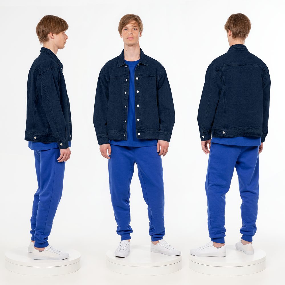 Куртка джинсовая O1, темно-синяя (Миниатюра WWW (1000))