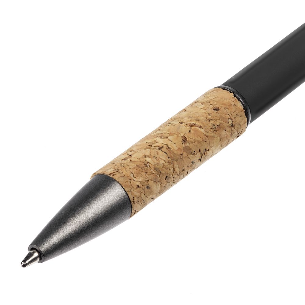 Ручка шариковая Cork, черная (Миниатюра WWW (1000))