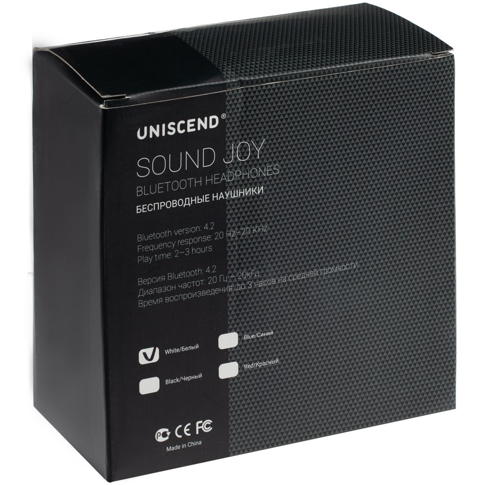 Беспроводные наушники Uniscend Sound Joy, белые (Миниатюра WWW (1000))