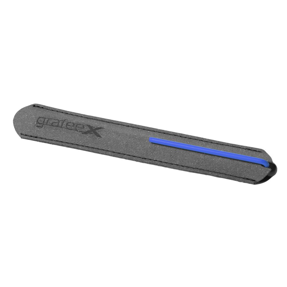 Шариковая ручка GrafeeX в чехле, черная с синим (Миниатюра WWW (1000))