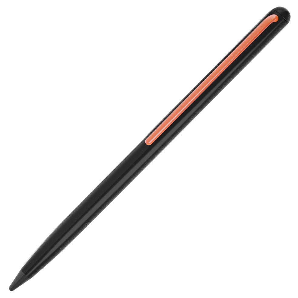 Карандаш GrafeeX в чехле, черный с оранжевым (Миниатюра WWW (1000))