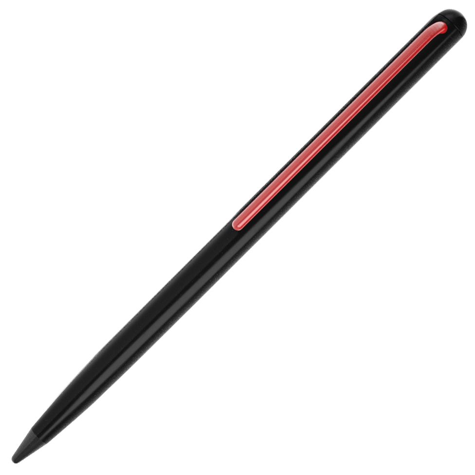 Карандаш GrafeeX в чехле, черный с красным (Миниатюра WWW (1000))